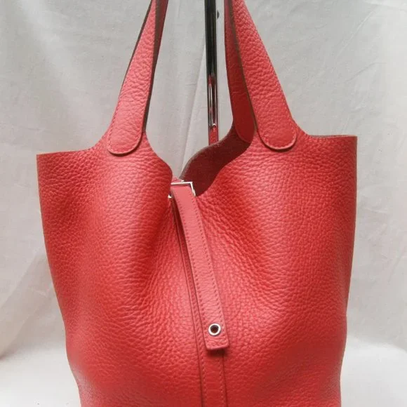 HERMES PICOTIN LOCK MM CLEMENCE PALLADIUM HW RETAIL $3,325 + tax-100% AUTHENTIC - Picture 9 of 16